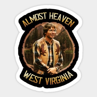 John Denver Almost Heaven Design Sticker